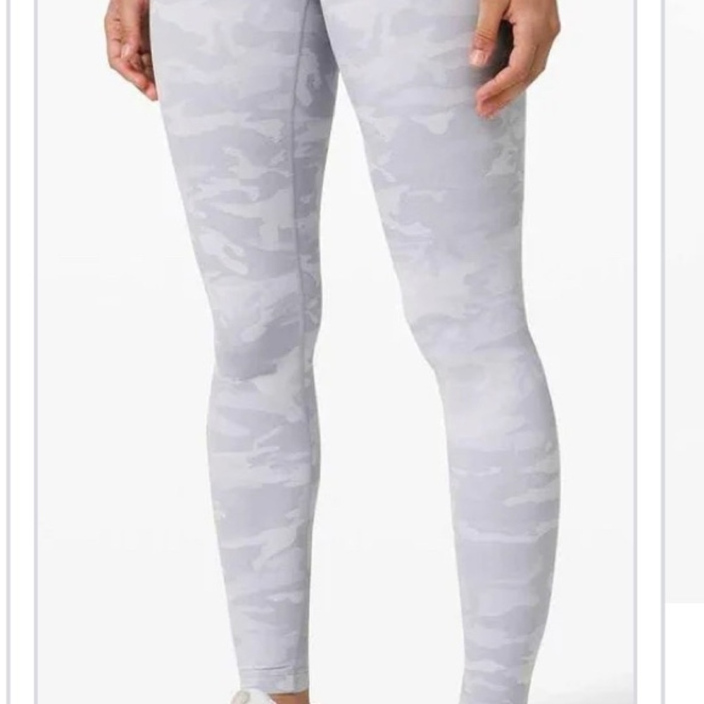Lululemon gray Camouflage Women's Leggings